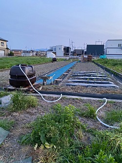 水ヤリ  タンク注水